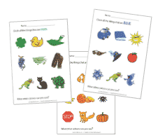 learning colours worksheets